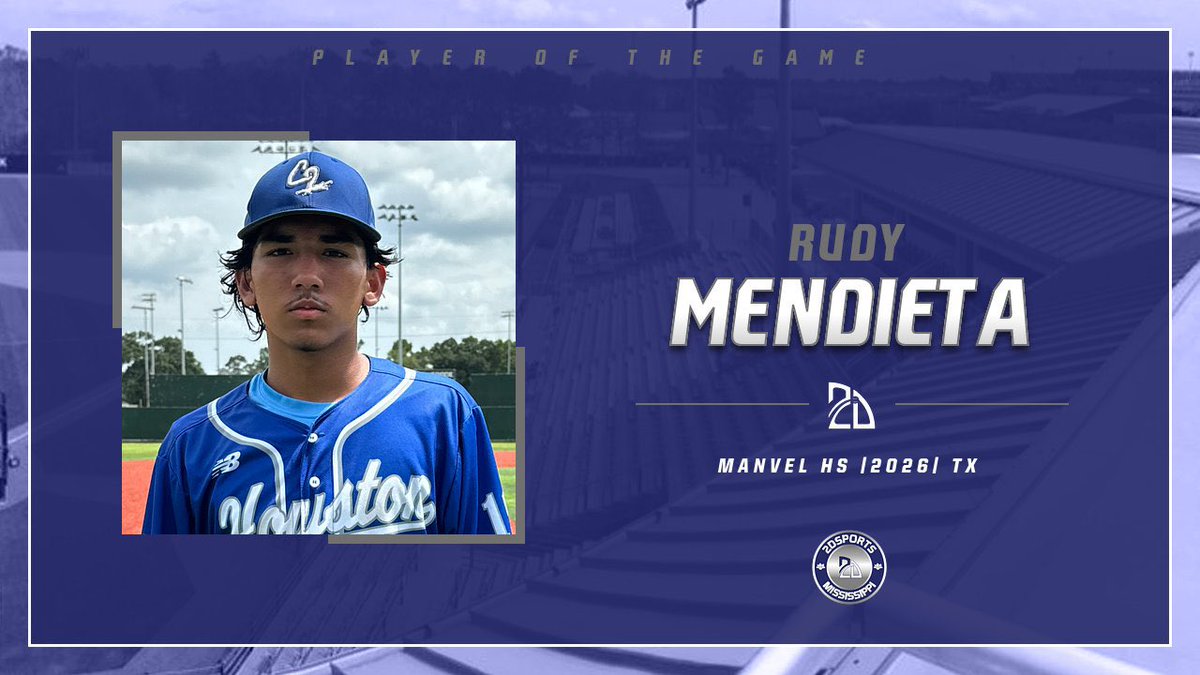 2Dshowcase's tweet photo. ⭐️Player of the Game⭐️

C2 Baseball black 16u(@C2_Basebal)  
Rudy Mendieta(@rudy_mendieta19): 5innings 1ER 5k’s 
#uncommitted #2DHitting https://t.co/YfIR2W5Y43