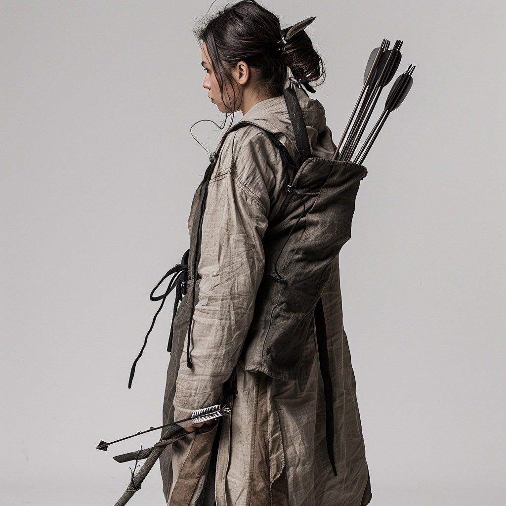 mflux's tweet photo. As an archer I can never find sweet archery drip so I had #midjourney generate some. Here’s archery kit by Rick Owens, Coco Chanel, Alexander McQueen. https://t.co/XUVMmJpVQv