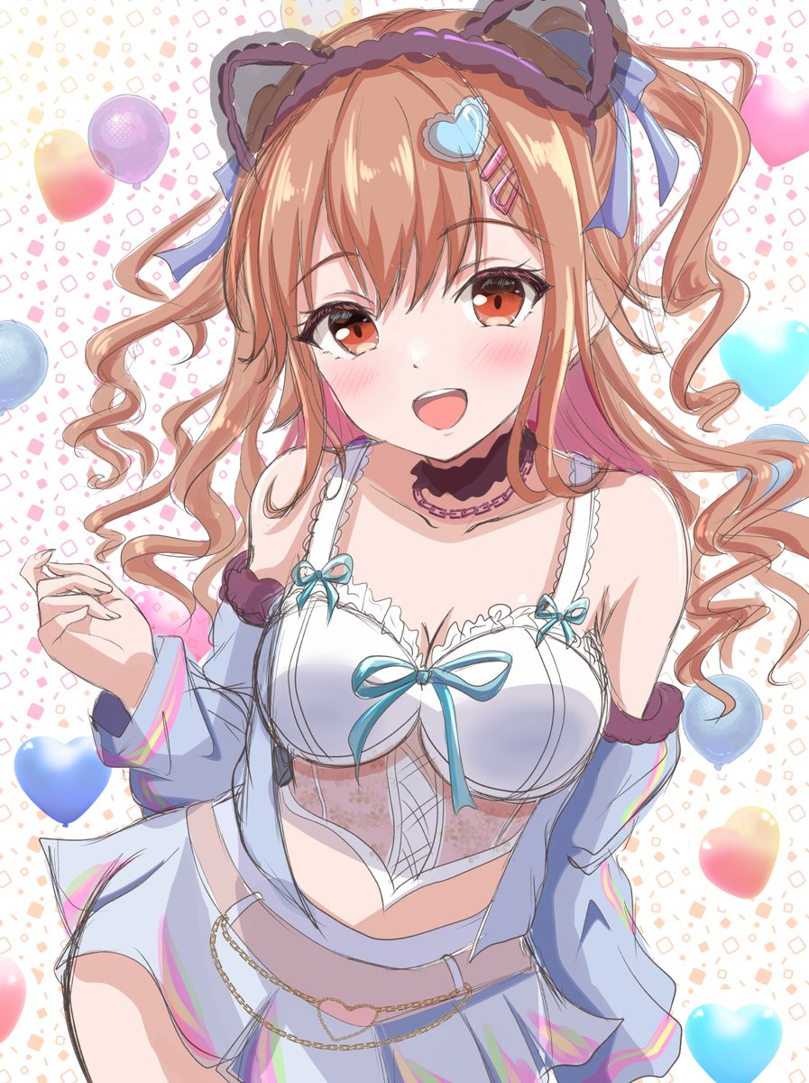 『新しい髪型！似合う～？』
#アイプラ_FA #早坂芽衣生誕祭 #早坂芽衣誕生祭