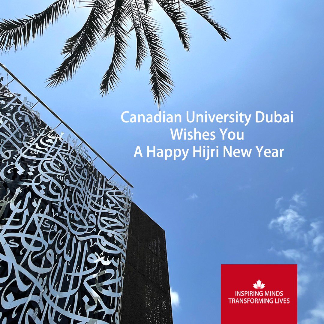 CanadianUniversityDubai (@cuduae) on Twitter photo May the beginning of the Islamic New Year bring you and your loved ones more peace, prosperity and happiness!🕌✨
#HijriNewYear May the beginning of the Islamic New Year bring you and your loved ones more peace, prosperity and happiness!🕌✨
#HijriNewYear