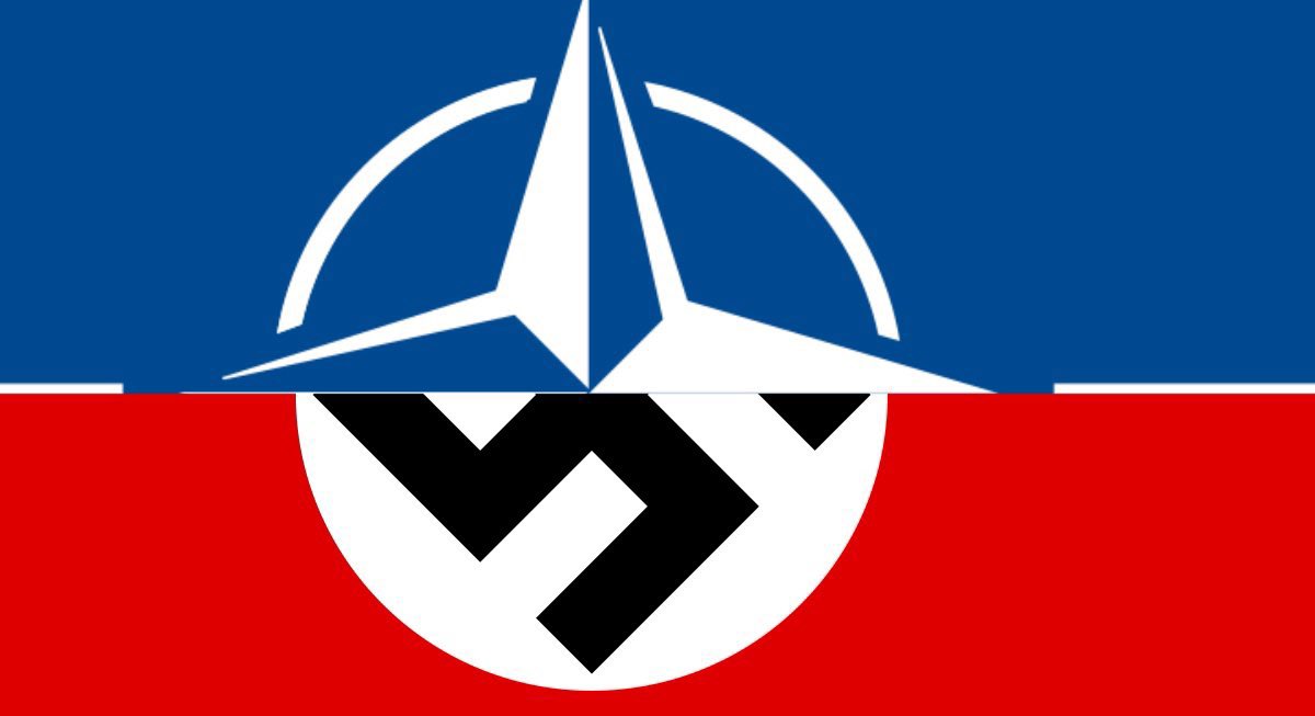 It’s the same thing 

NATO = NAZISM