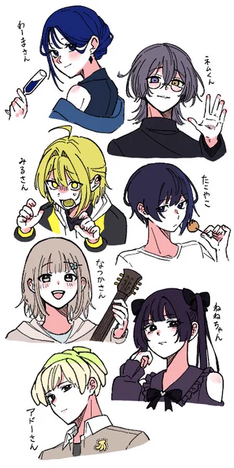 タップ推奨!!!フォロワーさんの子達描きました〜!!! 
