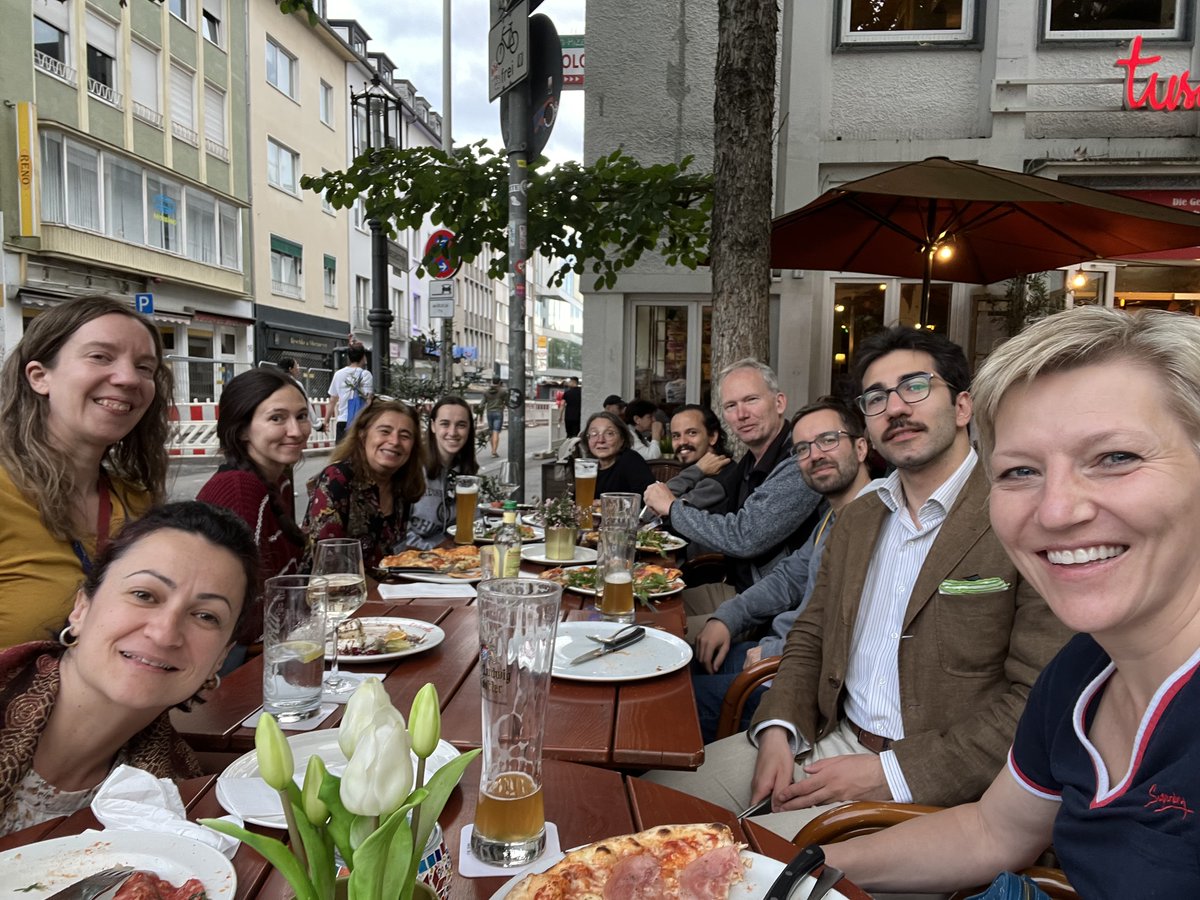 Pizza to start Women in formal Math and EuroProofNet Women in Bonn, mathematics.uni-bonn.de/him/programs/s… thanks for the photo Mateja!
