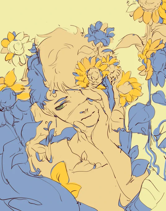 just doing simple sketches for art fight, good opportunity to experiment and play around