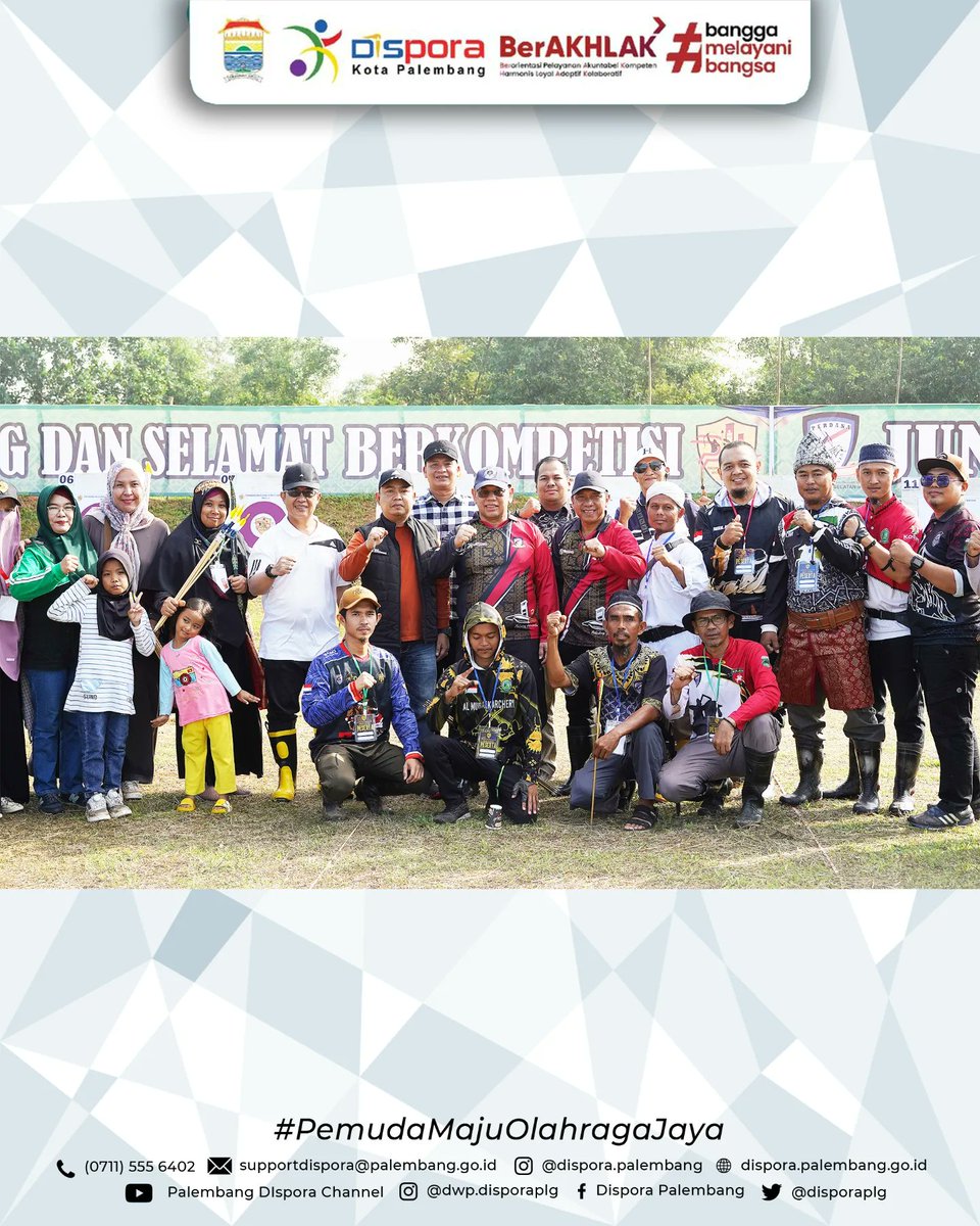Pembukaan Event Palembang Darussalam Archery Competition 2024 PDAC#1

7 Juli 2024 | Lapangan Panahan Sriwalk Palembang 

#DisporaKotaPalembang
#PemudaMajuOlahragaJaya