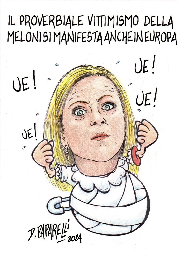 danilopaparelli's tweet image. L’#isolamento della #presidente #Meloni in #Europa sta prendendo risvolti #imprevedibili e #drammatici