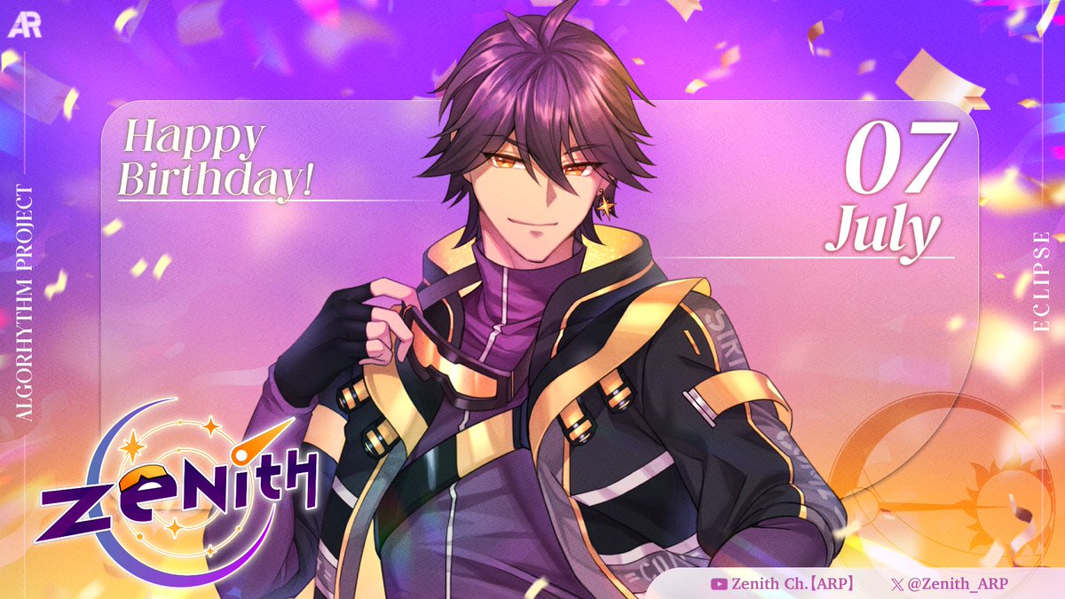 💫☄️HAPPY ZENITH DAY!!☄️💫
สุขสันต์วันเกิด <a href="/Zenith_ARP/">Zenith ☄️《 ARP 》</a>
 
ดาวตกที่จะตกลงใส่หัวทุกคนอีกครั้งและอีกครั้ง🎉🎉

เชิญร่วมฉลองวันเกิดกับคุณเซนิทได้วันนี้ 16:00 GMT+7
youtube.com/live/5xgpecpjQ…

#Sudlorsoi2Day #HBDZENITH2024 #ZenOnAir #ZenithARP #Zentail #ARProject #VtuberTH