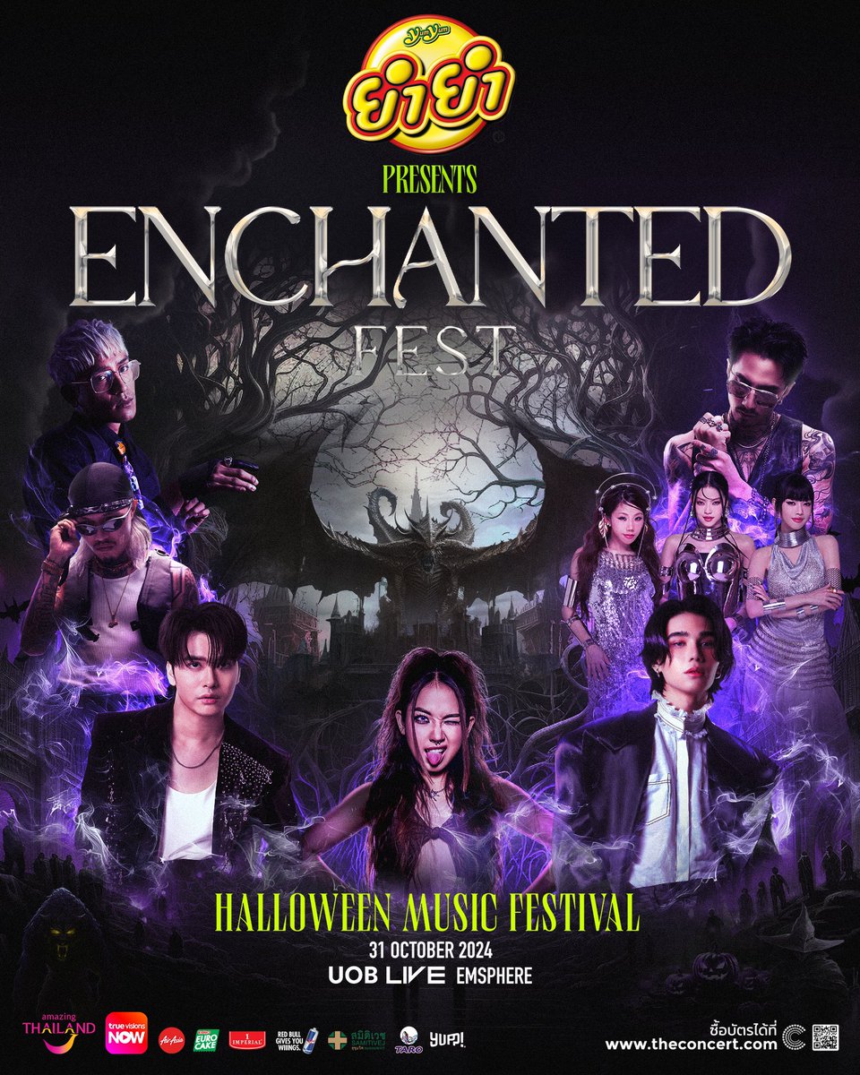 the_concertapp's tweet image. สัมผัสปรากฏการณ์ความมันส์สุดสะพรึง ในค่ำคืนฮาโลวีนครั้งแรกใจกลางเมือง กับการรวมตัวกันของ 7 Houses 7 ศิลปิน ระดับท็อปของวงการเพลงไทย ที่จะมาร่วมสร้างประสบการณ์สั่นประสาทให้คุณจำไม่ลืม 👻🎶
.
House of Fire: Jeff Satur 
House of Full Moon: NONT TANONT 
House of Witchery: MILLI…