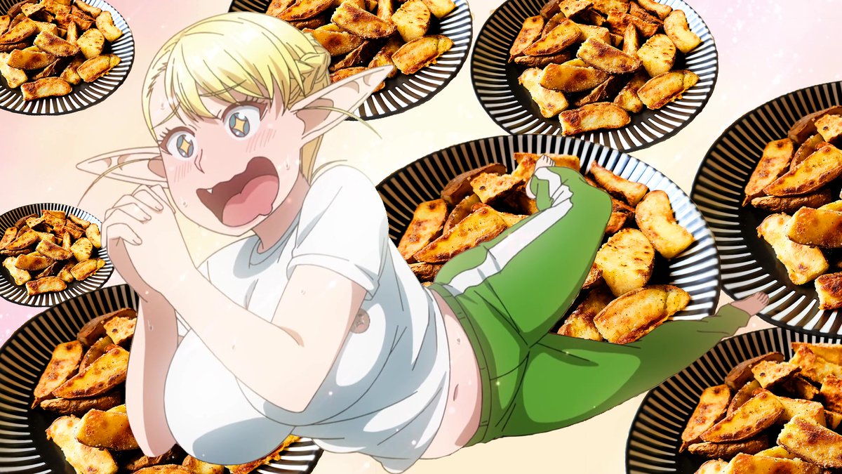 KariandAustin's tweet photo. Watch the new anime @elyase_anime by @synecdoche445 yet? Great see the french fry loving elf Erufuda &amp; her weight loss instructor Naoe animated!!  

Celebrate with "Elf Fries" from chapter 11 of the manga &amp; hopefully soon in the anime https://t.co/hkE32Y6BFp
#エル痩せ #エルフさん https://t.co/U66au7CTWG