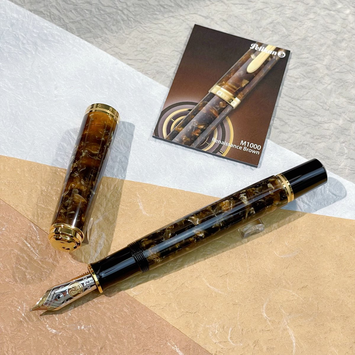 【値下げ不可】ペリカン 万年筆 スーべレーン M800 ルネッサンスブラウン B Pelikan（ペリカン） Souveran M800 Renaissance Brown（ルネッサンス