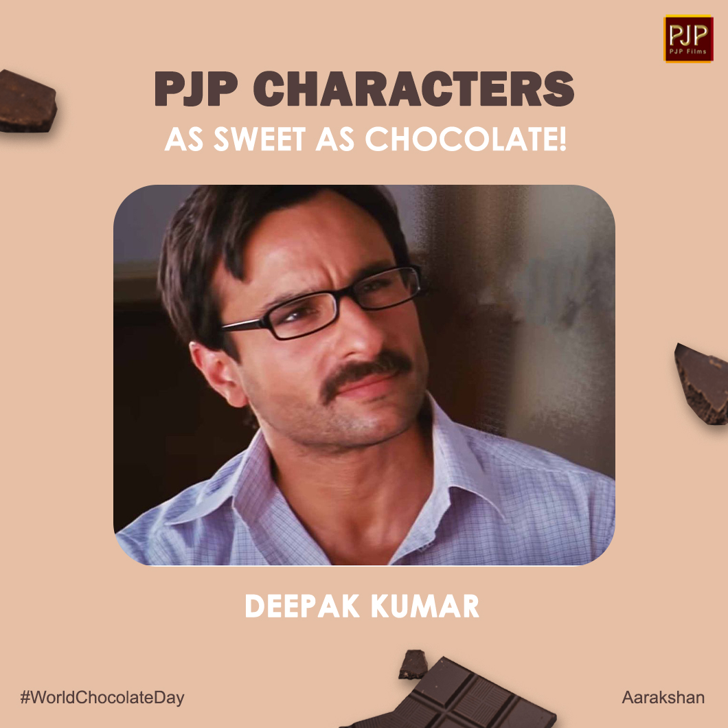 PJP_Online's tweet photo. Miliye hamare chocolate se meethe kirdaaron se! Inme se aapka favourite kaun hai?
Comment below.
#happychocolateday #chocolateday #chocolatedayspecial #moviecharachters #moviecast #bollywoodmovies #katrinakaif #saifalikhan #deepikapadukone #prakashjha #prakashjhaproductions https://t.co/s0mfwzS0kO