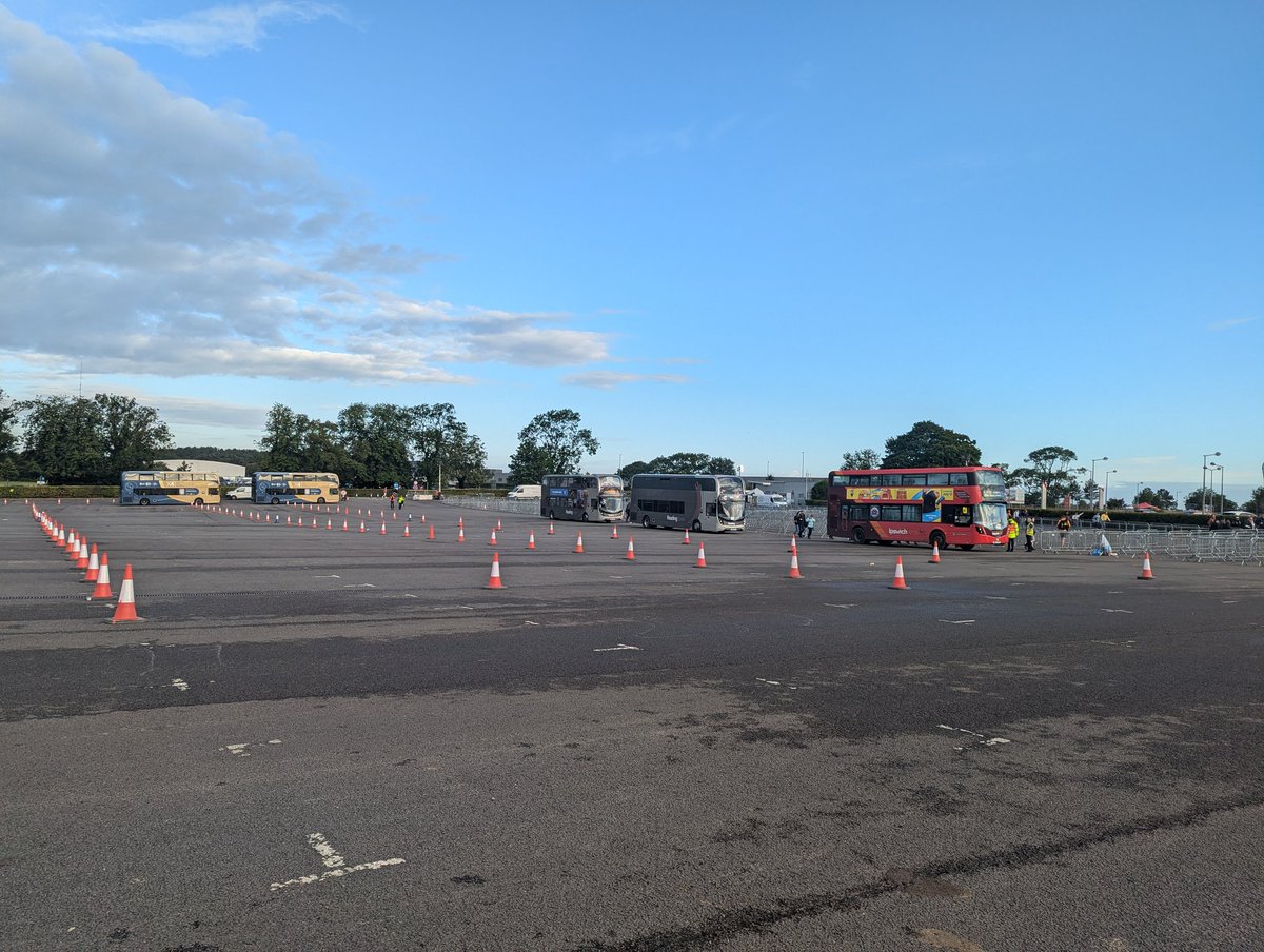 Some blue sky so far this morning at Silverstone for race day, let's hope it stays