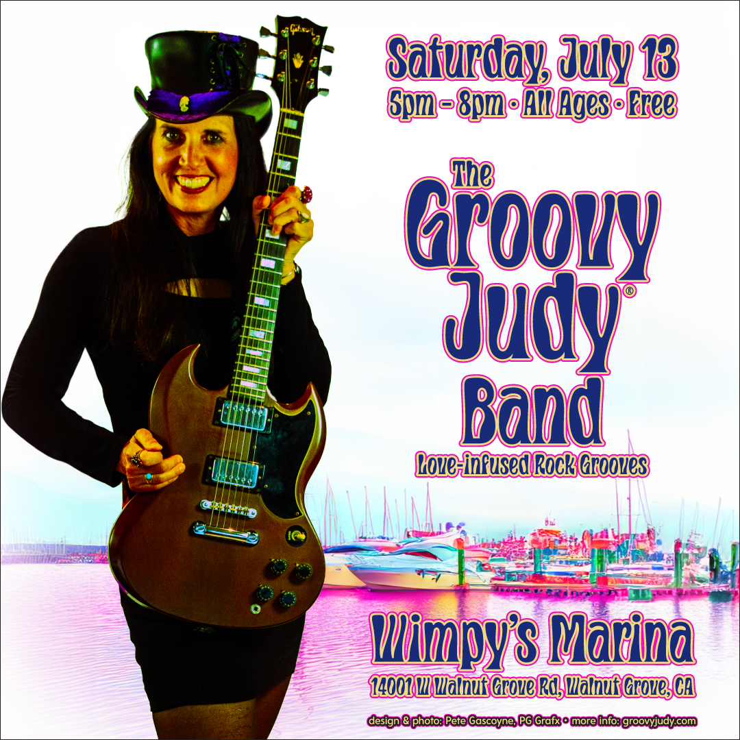 groovyjudy's tweet image. The band is rocking the Delta at Wimpy’s Marina @wimpysontheriver in Walnut Grove July 13, 5pm - 8pm. Come rock with us! 🥰☮️❤️🎶🎸#LiveMusic #SummerVibes #PatioParty #GoodTimes #LocalBands #wimpysmarina #sacramentodelta #guitarist #rockband #liveshows #music #life #groovyjudy