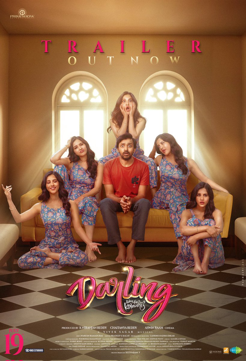 Bringing you a whirlwind of chaos, outrageous fun, and non-stop entertainment with the 𝐌𝐀𝐃𝐌𝐀𝐗 𝐌𝐀𝐑𝐑𝐈𝐀𝐆𝐄 𝐄𝐍𝐓𝐄𝐑𝐓𝐀𝐈𝐍𝐄𝐑 🤟🏻 

#DarlingTrailer out now ❤️‍🔥
-- youtu.be/FWsXywblGA4

#Darling In cinemas from July 19th 🤩

@PriyadarshiPN <a href="/NabhaNatesh/">Nabha Natesh</a> <a href="/dir_aswin/">Aswin Raam</a>