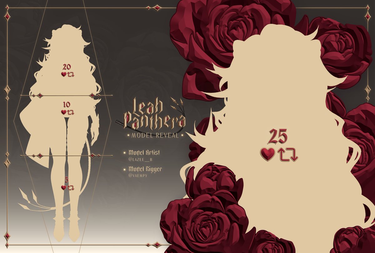 ✨「 𝗠𝗢𝗗𝗘𝗟 𝗥𝗘𝗩𝗘𝗔𝗟 」✨

Hi everyone! My name is Leah and I am a gladiatrix! ✨
Today is my birthday and I am therefore thrilled to do the reveal of my model!

♡ + ↻ are highly appreciated!🌹

⟡ #Vtuber ⟡ #ModelReveal ⟡ #VtuberEN ⟡#VtuberSupport ⟡ #VtuberUprising