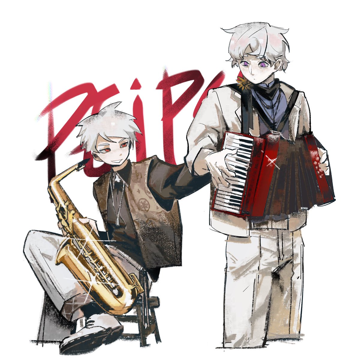 Swing！🎷🪗

Jazz band X rupr #ヘタリア #露普

[COMMISSION]