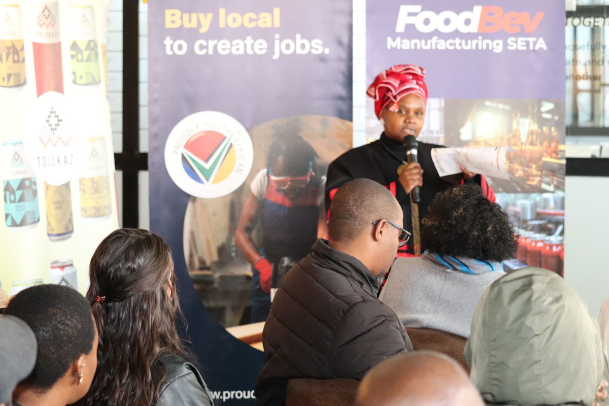 Apiwe Nxusani-Mawela (@thebrewsterza) on Twitter photo What an amazing day at Beverage Entrepreneur Seminar yesterday
Thanks to all the attendees, speakers, sponsors and exhibitors π»π»
<a href="/FoodBevSETA/">FoodBev Manufacturing SETA</a> <a href="/ProudlySA/">Proudly South African</a> <a href="/TolokaziBeer/">Tolokazi Premium Beer & Cider</a> What an amazing day at Beverage Entrepreneur Seminar yesterday
Thanks to all the attendees, speakers, sponsors and exhibitors π»π»
<a href="/FoodBevSETA/">FoodBev Manufacturing SETA</a> <a href="/ProudlySA/">Proudly South African</a> <a href="/TolokaziBeer/">Tolokazi Premium Beer & Cider</a>