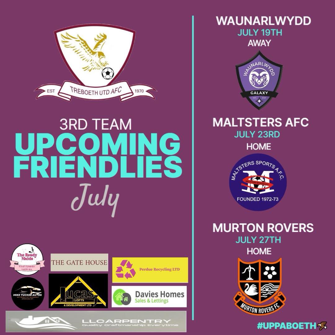 Pre season friendly alrert 🚨 brought to you by <a href="/miketuckerautos/">Mike Tucker Auto's</a> #uppaboeth🦅