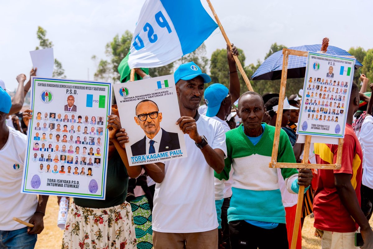 rbarwanda's tweet photo. Abayoboke b’Ishyaka riharanira demokarasi n’Imibereho myiza y’Abaturage, PSD bavuze ko batewe ishema no gushyigikira Umukandida Paul Kagame watanzwe na FPR Inkotanyi ku mwanya w’Umukuru w’Igihugu, kubera iterambere amaze kugeza ku Banyarwanda.#RBAAmakuru 

▶️ https://t.co/iNvvSc595G