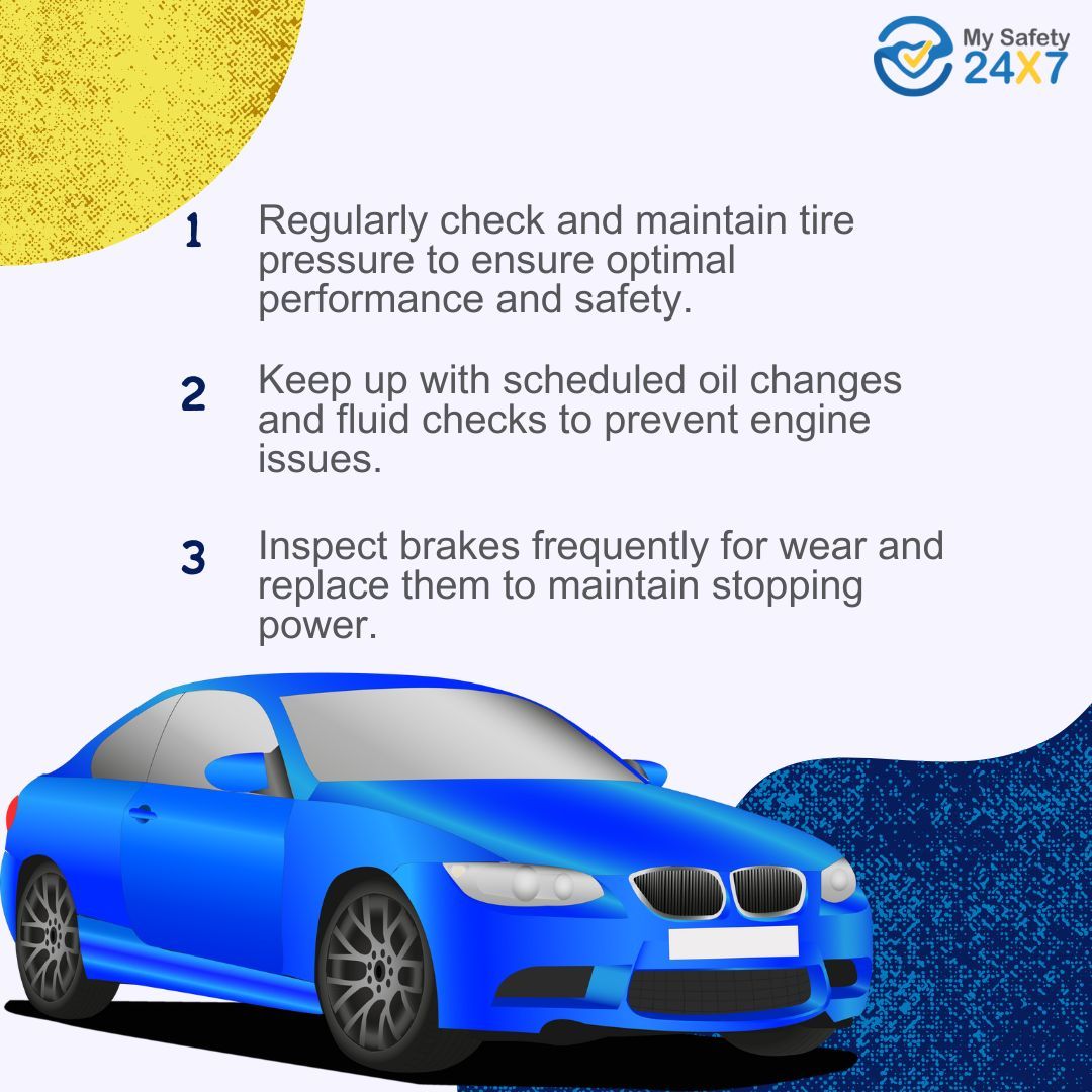 whizfortune's tweet image. MySafety24x7's 5 tips for effective vehicle management.

#vehiclesafety #QRcode #securevehicle #safety