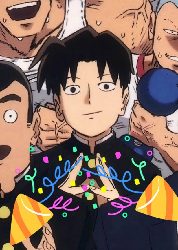 Mp100 Birthday 🍰 l Mob's Month! tweet media