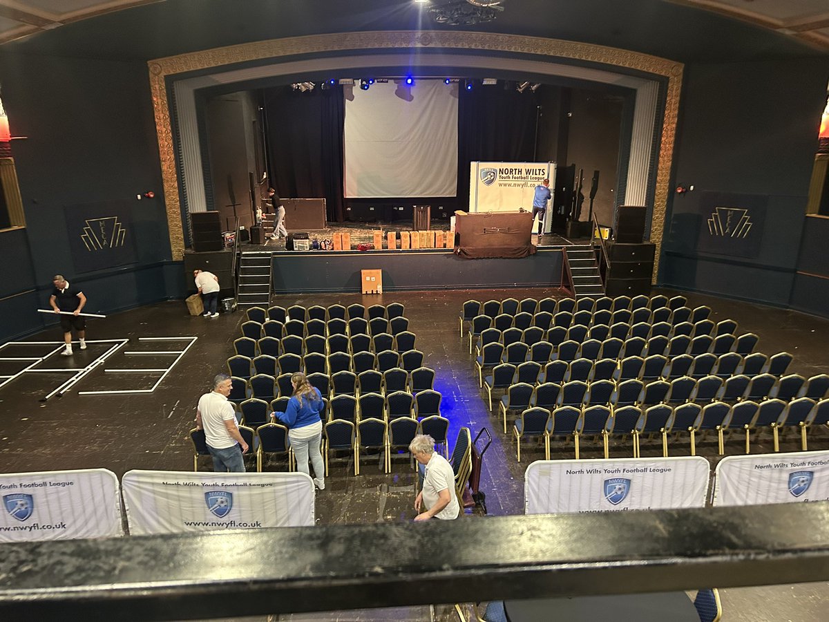 Getting all set up for Presentation day!