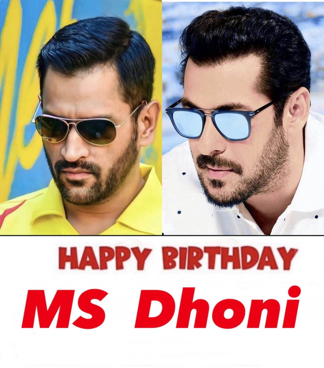 BeingSKFan_Club's tweet photo. Wishing The former #TeamIndia 🇮🇳Super Star captain Legend @msdhoni A Very Happy Birthday We Wish You Love And Happiness Year Ahead. 🍰🍫🎂🎉

#HBDMSDhoni @MSDhoniFan_Club @WeAreMSDhoni  @MSDFans_Club @TeamMSdhoniRaj @BeingSalmanKhan 💥💐🍫🎂🎁 https://t.co/cX1VytQNGX