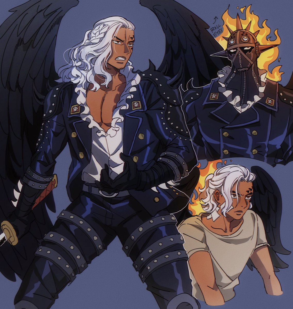 seirorath's tweet image. one piece brainworms are back… or more specifically king brainworms 🫡