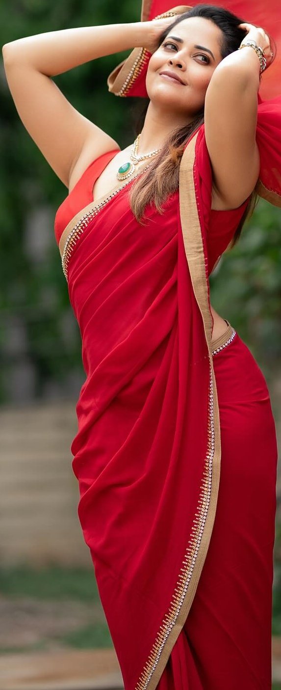 Image Anasuya Bharadwaj hot saree photo collection, iiQ8, Hot Anasuya Sexy