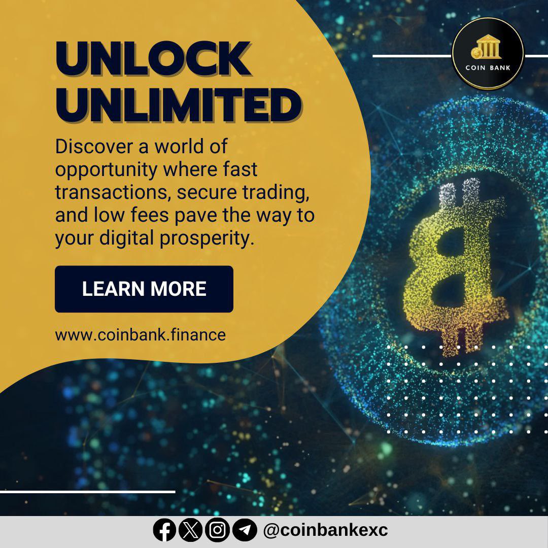 Coin Bank's Crypto Carousel : Secure, 🔐 Fast 🚀 and Fee-Friendly. ♻️ Step into the world 🌎 of seamless trading 📊 with our platform – where speed 🚀 meets security 🛡️ and fees take a backseat. 💯🔥
