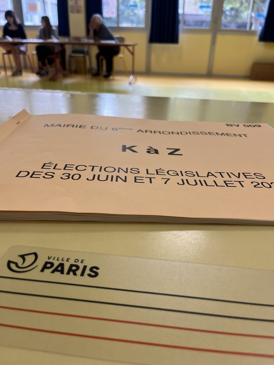 Partout en France, les bureaux de vote sont ouverts ! On vous attend 🗳️