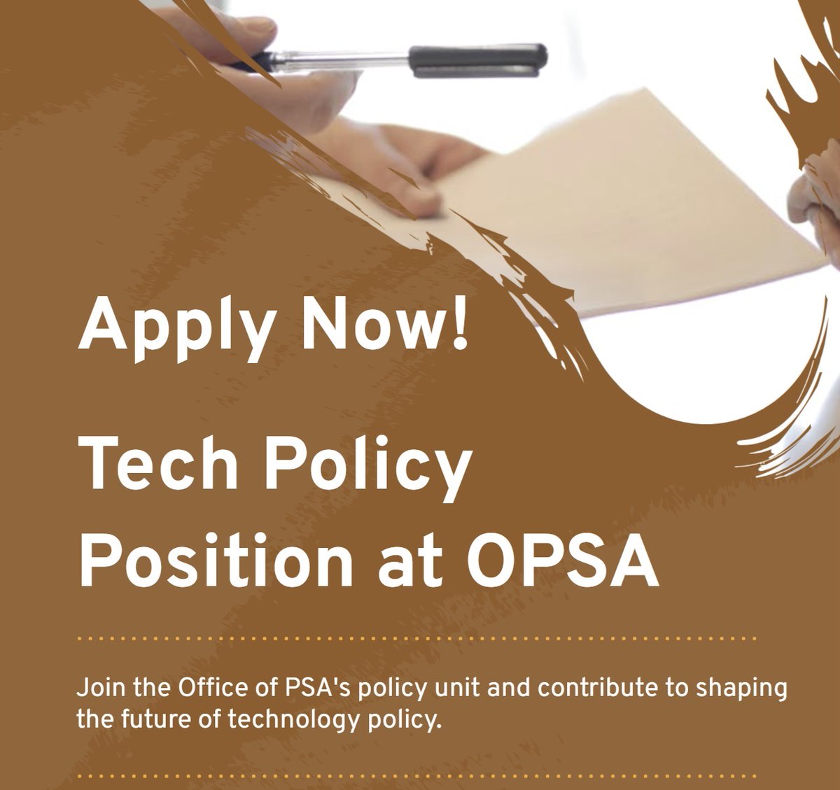 Exciting opportunity to contribute towards international technology policy frameworks and high-impact initiatives of the <a href="/PrinSciAdvOff/">Office of Principal Scientific Adviser to the GoI</a>, as a team member of the policy analytics and insights unit. 

Details : linkedin.com/jobs/view/3962…