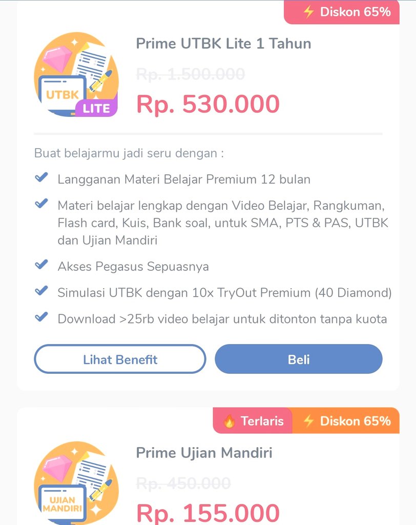 pahamify kok mahal bgt yaaa.. apa aku nya yg ga punya uwang😭✊🏻