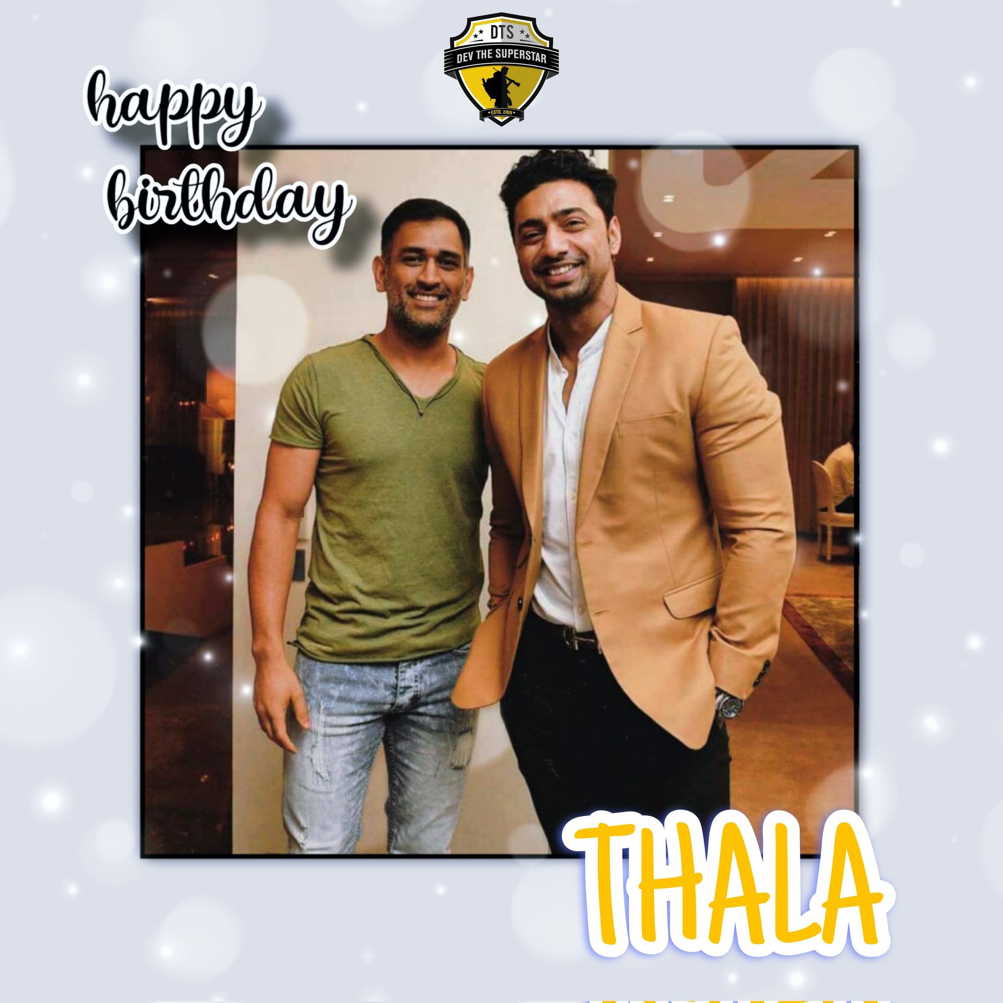 Dev The Superstar FC X Happy Birthday to the legendary Thala HappyBirthdayMSDHONI idevadhikari https t UYcAoq8ecy X