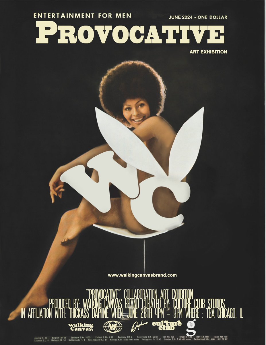 WalkingCanvasTM's tweet photo. “PROVOCATIVE” Exhibition 6/28 “THE LAP OF LUXURY” https://t.co/WEjjFadx1v https://t.co/RTwqG5H12q