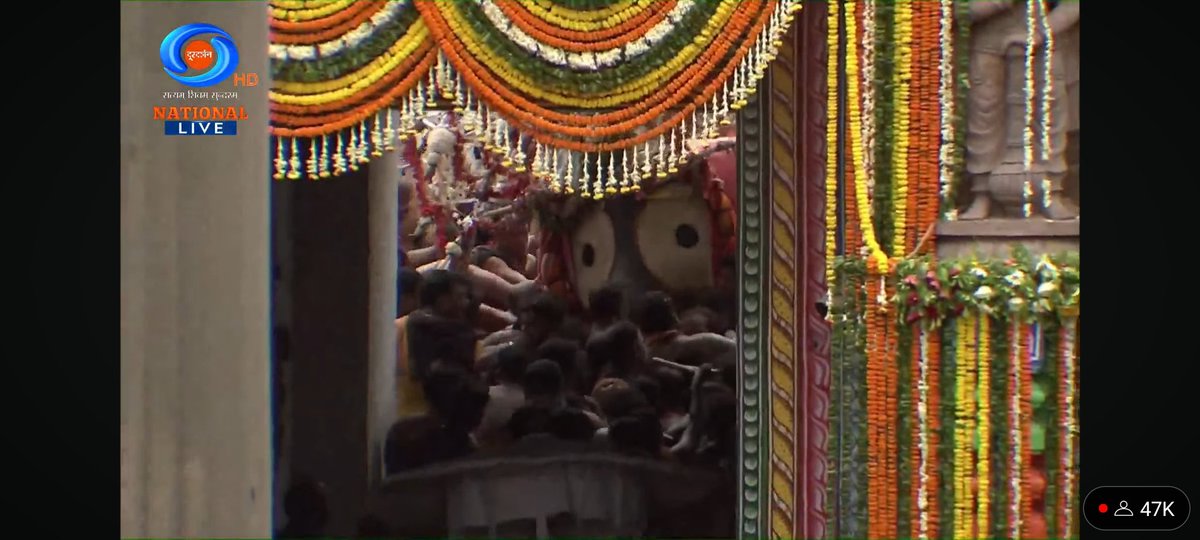im_aakash__'s tweet photo. Jai jagannath ji ⭕❗⭕
#RathYatra2024 https://t.co/JQQJ2SqwdS