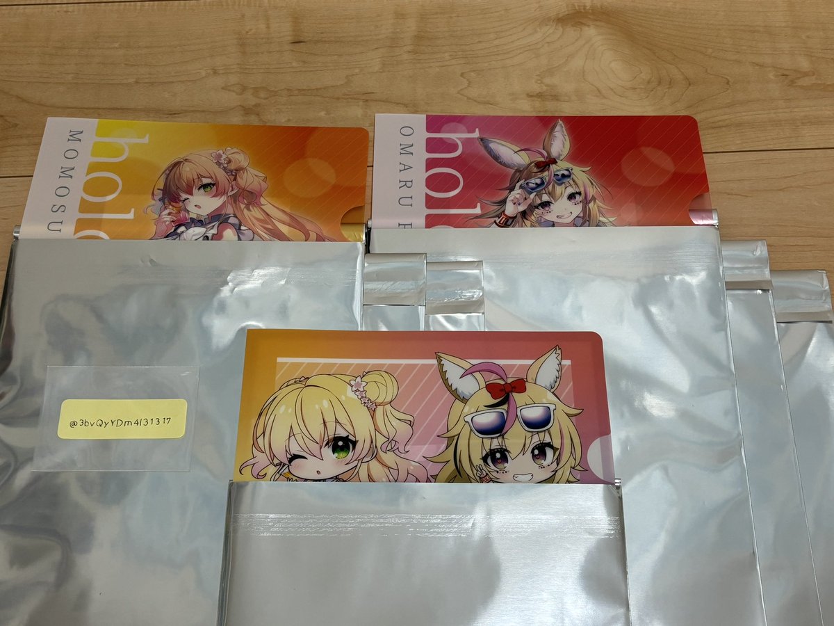 ホロライブ GIGO 交換
クリアファイル

譲 🍑🥟3 🎪3 集合（SD）

求 集合（等身）

郵送交換希望