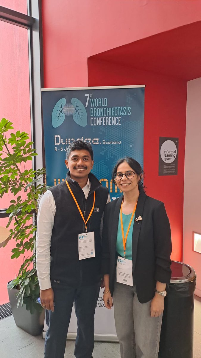 Jayanth Kumar Narayana (@jayanthkumarna7) on Twitter photo Exciting times to be in bronchiectasis research! Huge thanks for hosting this fantastic conference!
<a href="/ProfJDChalmers/">James D Chalmers</a> <a href="/AlibertiStefano/">Stefano Aliberti</a> #WBConf24 Exciting times to be in bronchiectasis research! Huge thanks for hosting this fantastic conference!
<a href="/ProfJDChalmers/">James D Chalmers</a> <a href="/AlibertiStefano/">Stefano Aliberti</a> #WBConf24