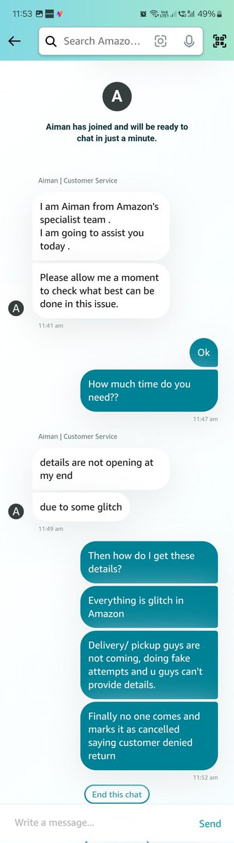 TusharPratimSa1's tweet image. @BandBajaateRaho @amazonIN @AmazonHelp @jagograhakjago