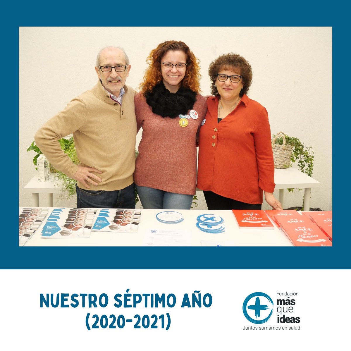🔵Hoy es 7 de julio y es un placer hablaros de algunos hitos de nuestro 7º año (2020-2021).

😌¡Publicaciones, vídeos, tienda solidaria e incluso abrimos nuestro canal de podcast!

ABRIMOS HILO ↘️↙️
#AniversarioMQI10 #FundaciónMÁSQUEIDEAS #ContigoSumamos10 #SumandoEnSalud