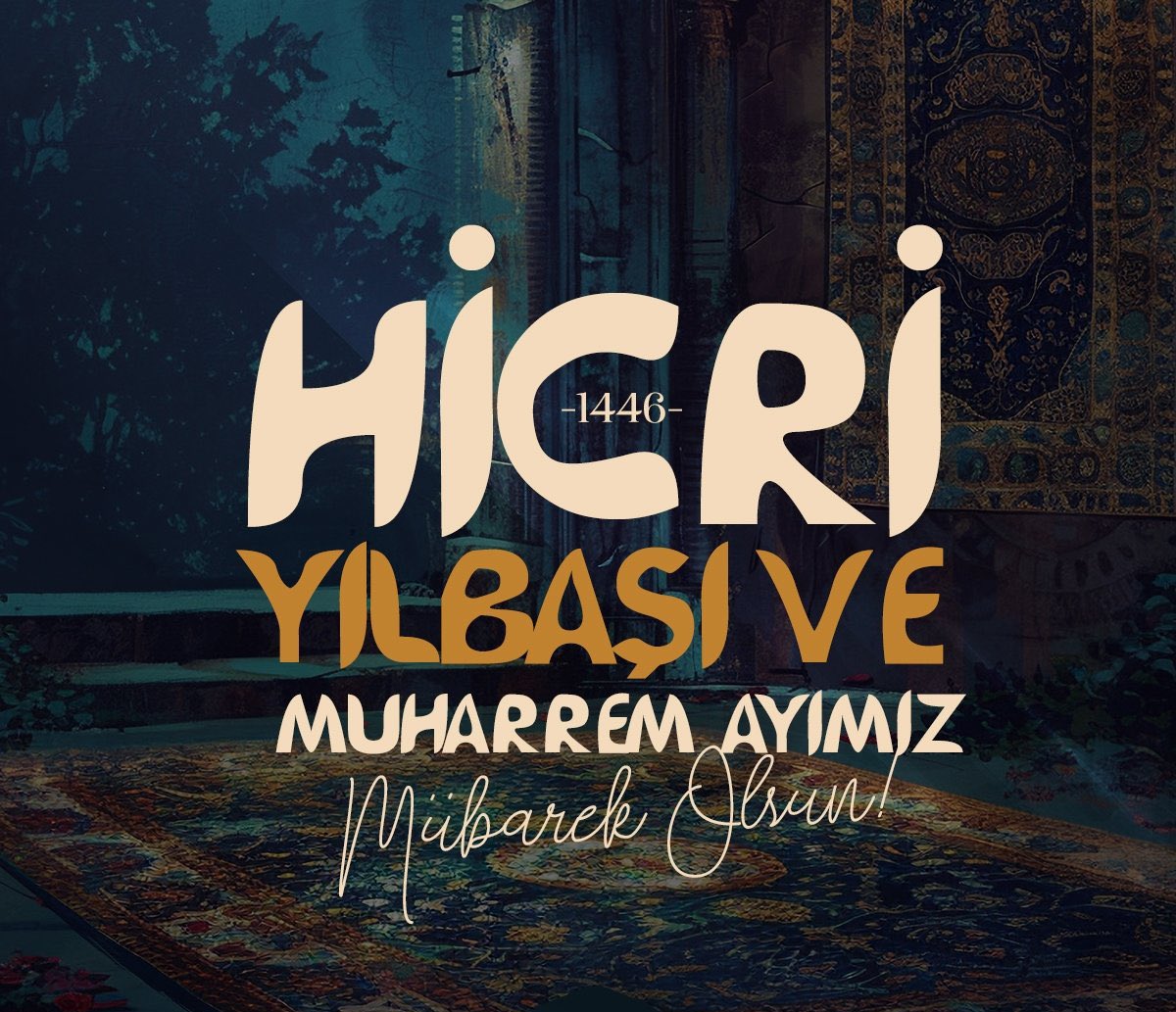 İslam aleminin Hicrî 1446. yılını tebrik ediyor, yeni yılın ve Muharrem ayının, İslam coğrafyası başta olmak üzere tüm insanlığa barış ve huzur getirmesini Cenab-ı Hakk’tan niyaz ediyorum. 

#HicriYılbaşı