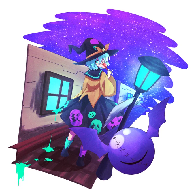 七夕っぽいイラスト何も持ってなかったので代わりにハロウィンのイラスト置いときますね 
