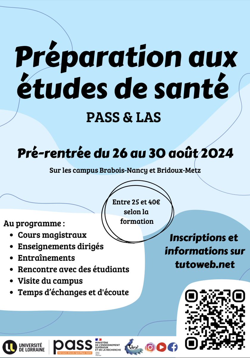 Tutorat Santé Lorraine tweet media