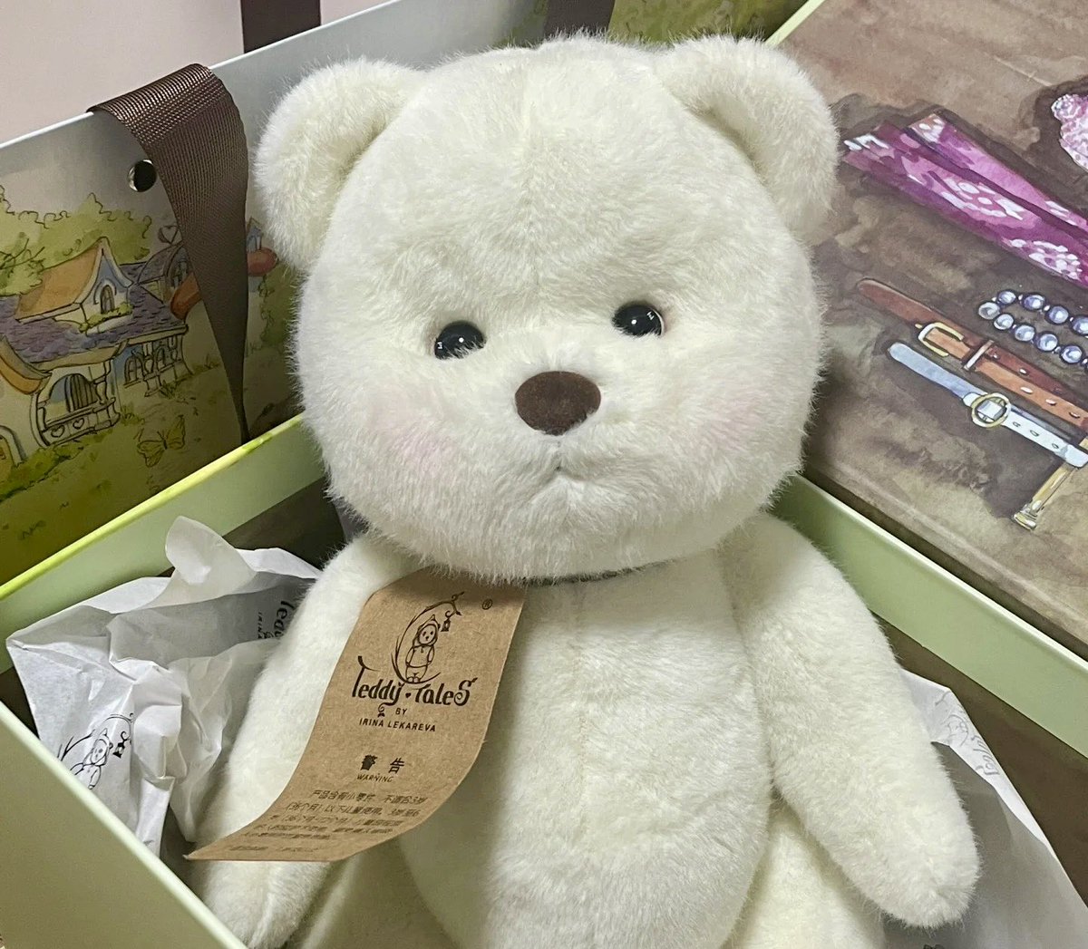MewwwPw's tweet photo. ￼♕ Lena bear Teddy Tales  30Cm ตุ๊กตาน่ารัก  ตุ๊กตา plush ของเล่น มาพร้อมกับชุดน้องหมีน่ารักมากกก￼💖🐻‍❄️🌷
🛒พิกัด
🧡 https://t.co/7pvP4F2Rav ตุ๊กตาหมี
🧡 https://t.co/exiy43bmw9 เสื้อผ้าน้องหมี
🧡 https://t.co/ZSEgp6i4AK เสื้อผ้าน้องหมี
#ตุ๊กตาหมี #หมีขาว https://t.co/dm4iJyVhQC