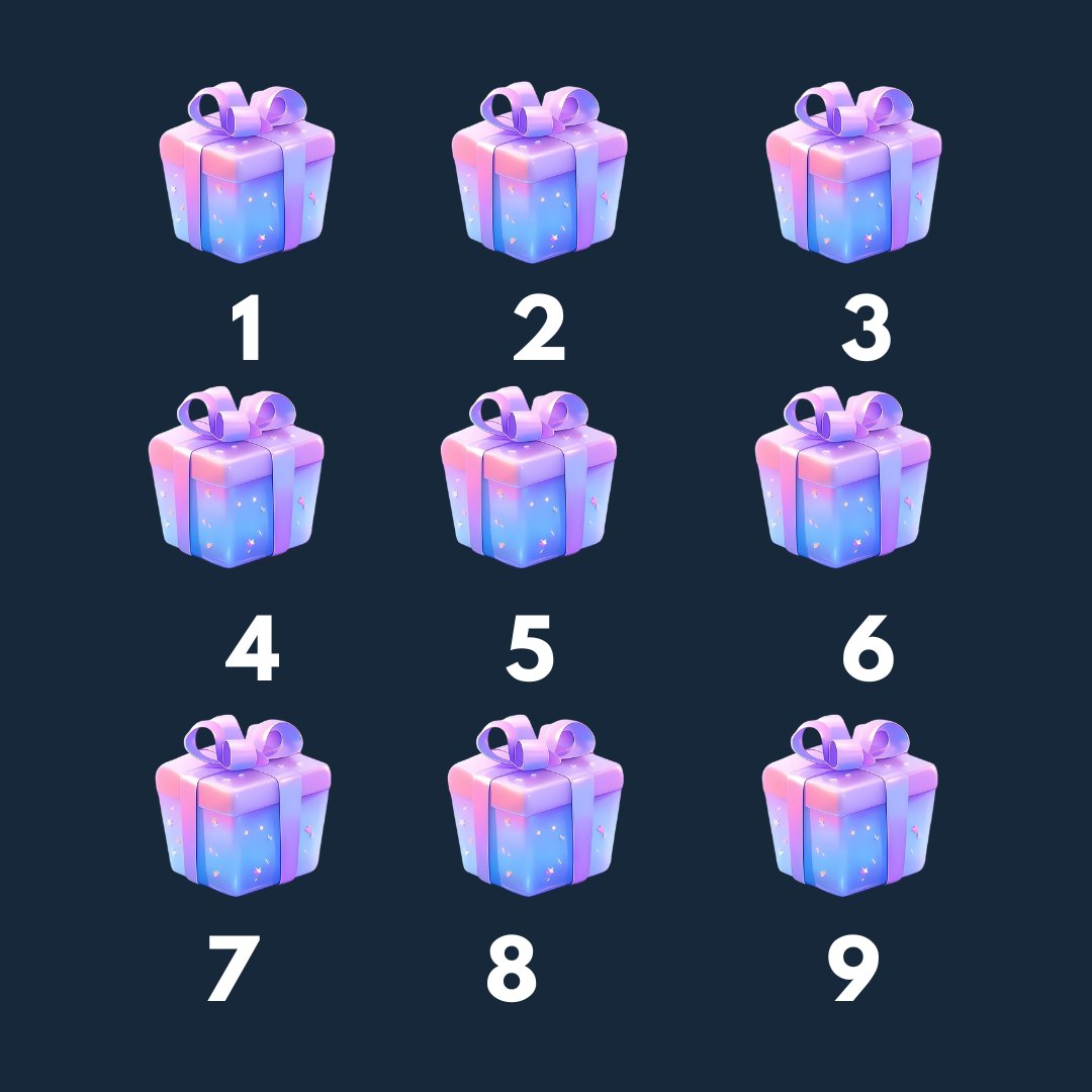 Choose ONE BOX and check your DM 👀

Let's see if you're lucky, You'll get a surprise $DADDY airdrop.