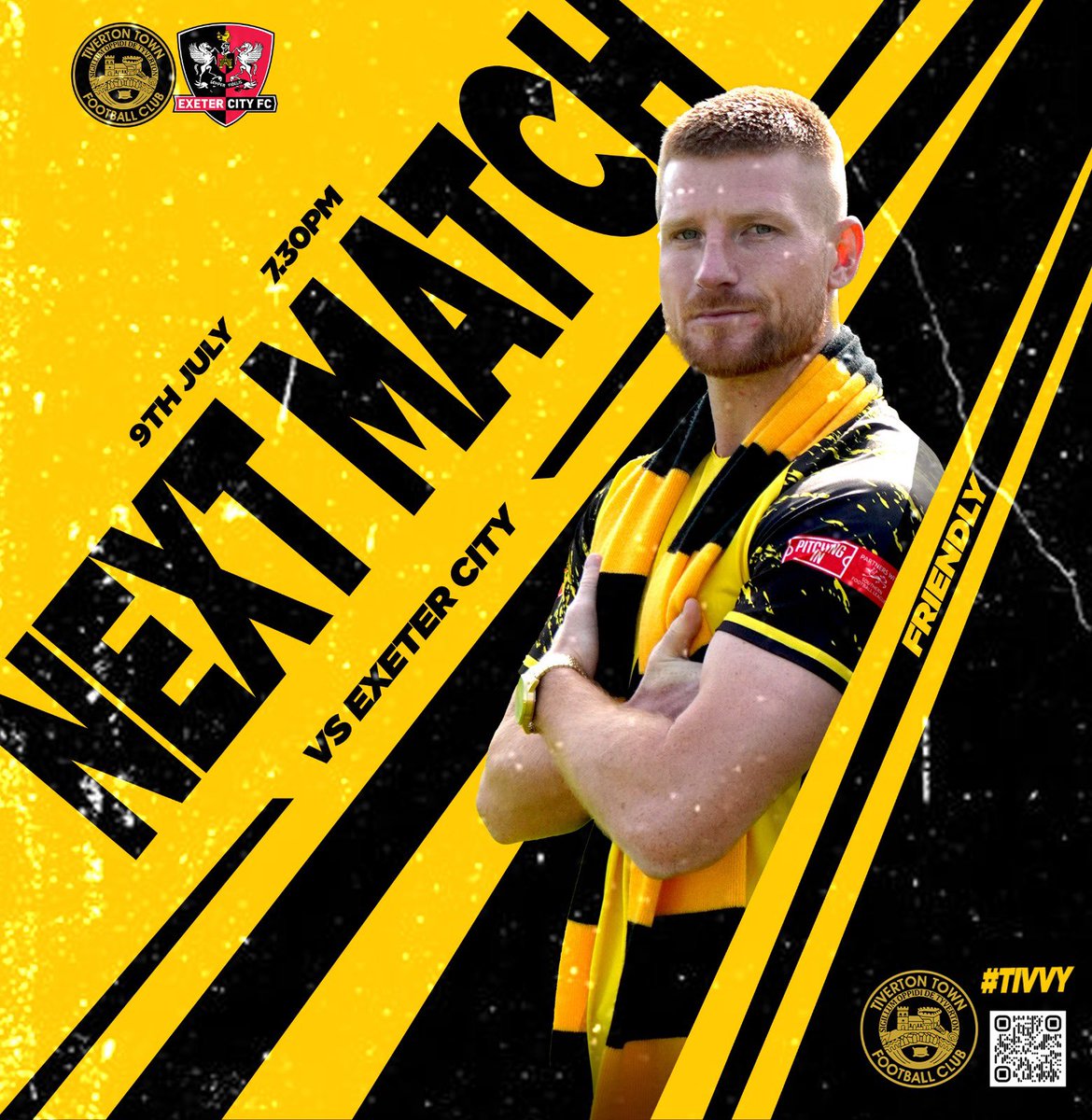 📢 Our Pre-Season continues next week as we welcome <a href="/OfficialECFC/">Exeter City FC</a> to the Ian Moorcroft Stadium on Tuesday 9th July, kick off 7:30pm

Tickets are available to purchase from Exeter City’s reception or from our clubhouse.

You can also pay on the night, but buying a ticket will mean