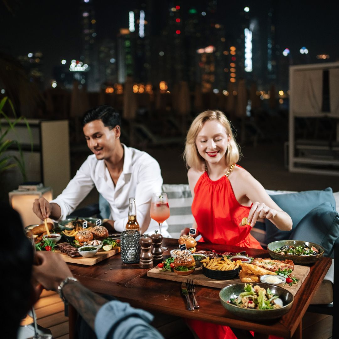 Join us at Jones @palmwestbeach for a Family Feast with 2 hours of free-flowing beverages and a sharing-style menu this weekend!

🥤 Soft Drinks: AED 249 for two 
🍷 House Beverages: AED 349 for two
🥂 Premium Booze: AED 449 for two

Every saturday &amp; sunday, 11pm - 7pm