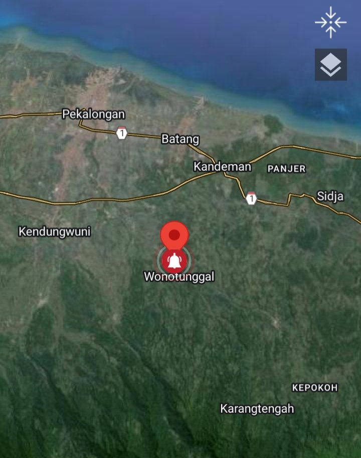 Jateng_Twit's tweet photo. Waspada gempa susulan ⚠️

Gempa M 4,6 dengan kedalaman 10 km, terjadi di darat wilayah WONOTUNGGAL, Kab BATANG, JAWA TENGAH
Minggu 7 Juli 2024 ( 14:35:25 WIB) https://t.co/eGh19rNRCd