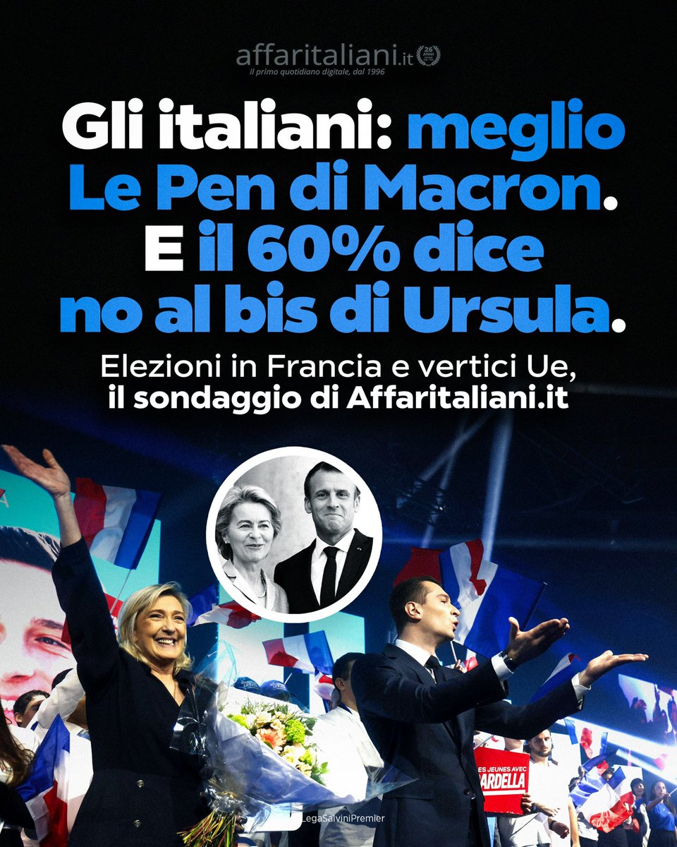 Avanti tutta, Marine e Jordan!💪🇫🇷
#legislatives2024