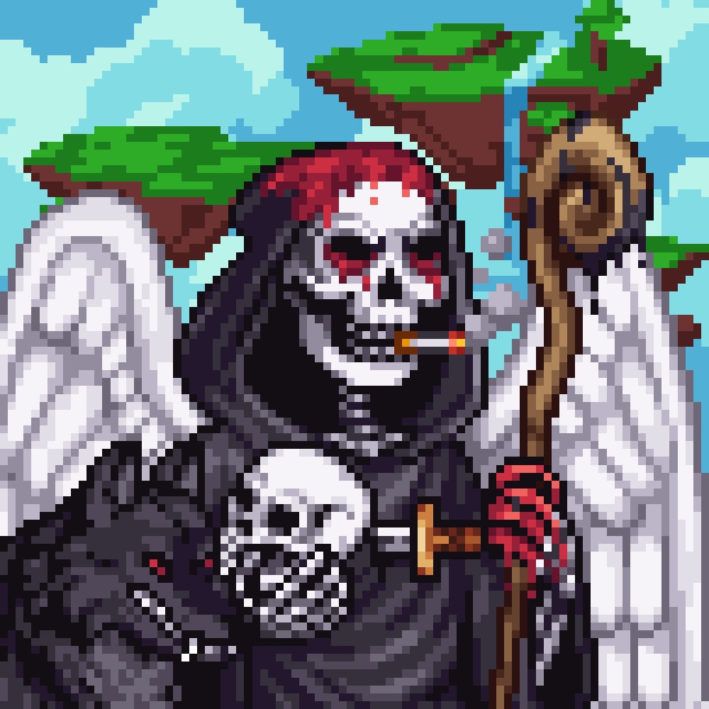 Grim morning to all dwellers of the underworld 💀